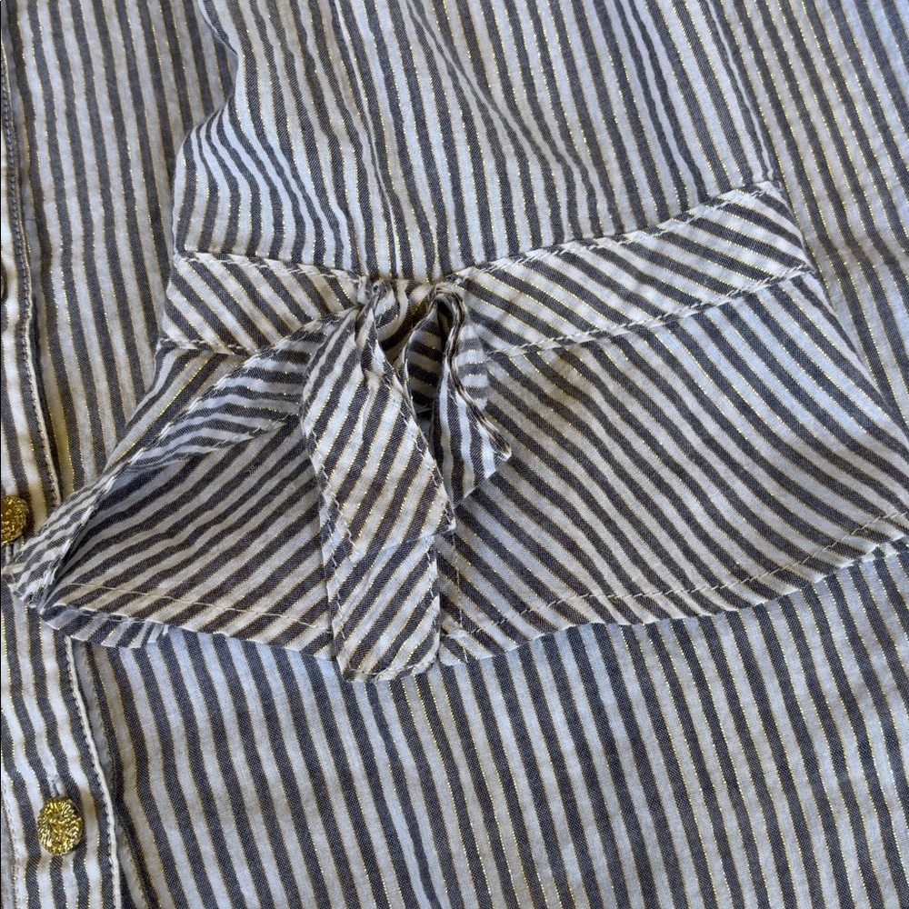 Anne Klein White and Blue Striped Button-Up

From Pet /smoked free home - Picture 4 of 7